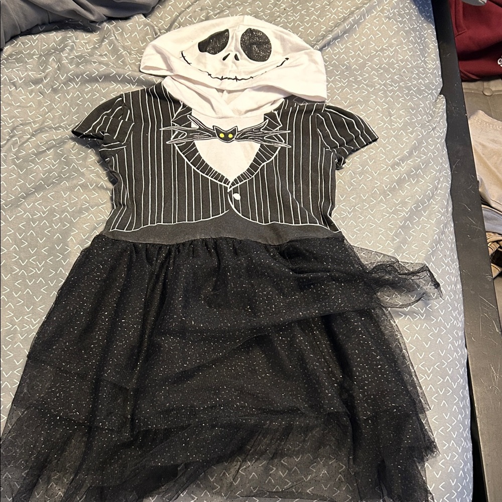 Girls Jack Skellington tutu costume
